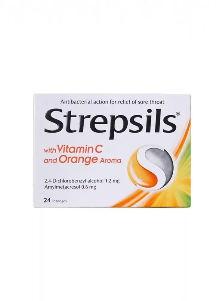 Strepsils Portakal & C Vitamini Aromalı 24 Pastil-Strepsils