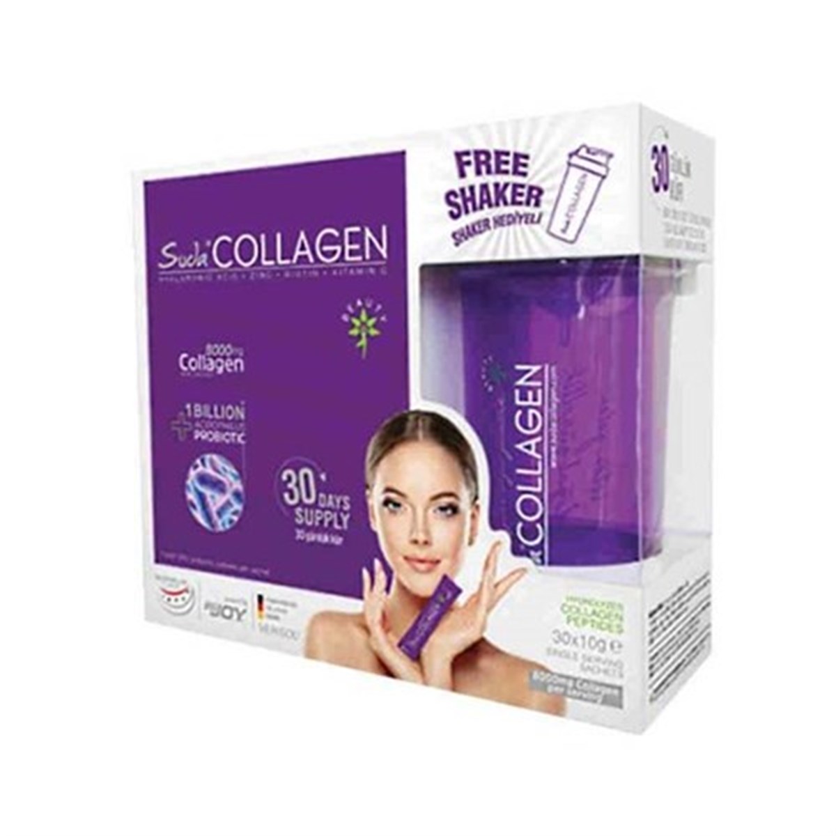 Suda Collagen 10 gr x 30 Saşe + Shaker Hediyeli