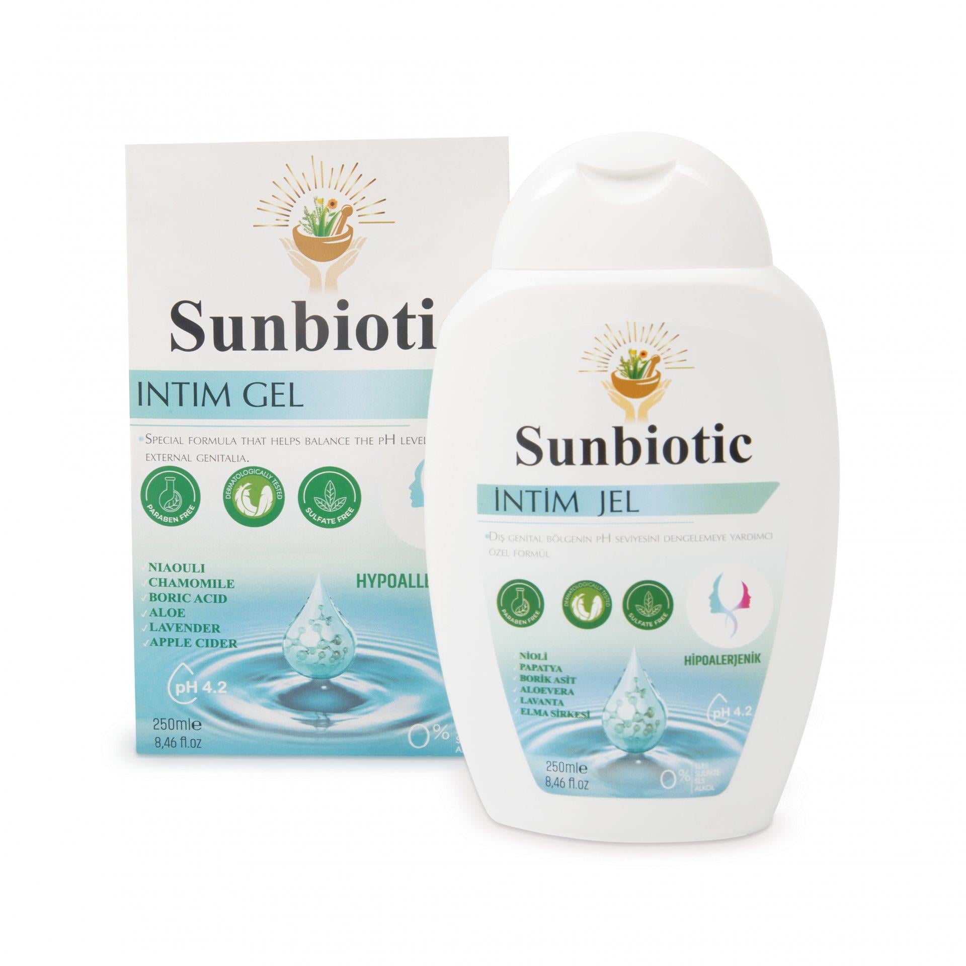 Sunbiotic Hipoalerjenik İntim Jel 250 ml-Sunbiotic