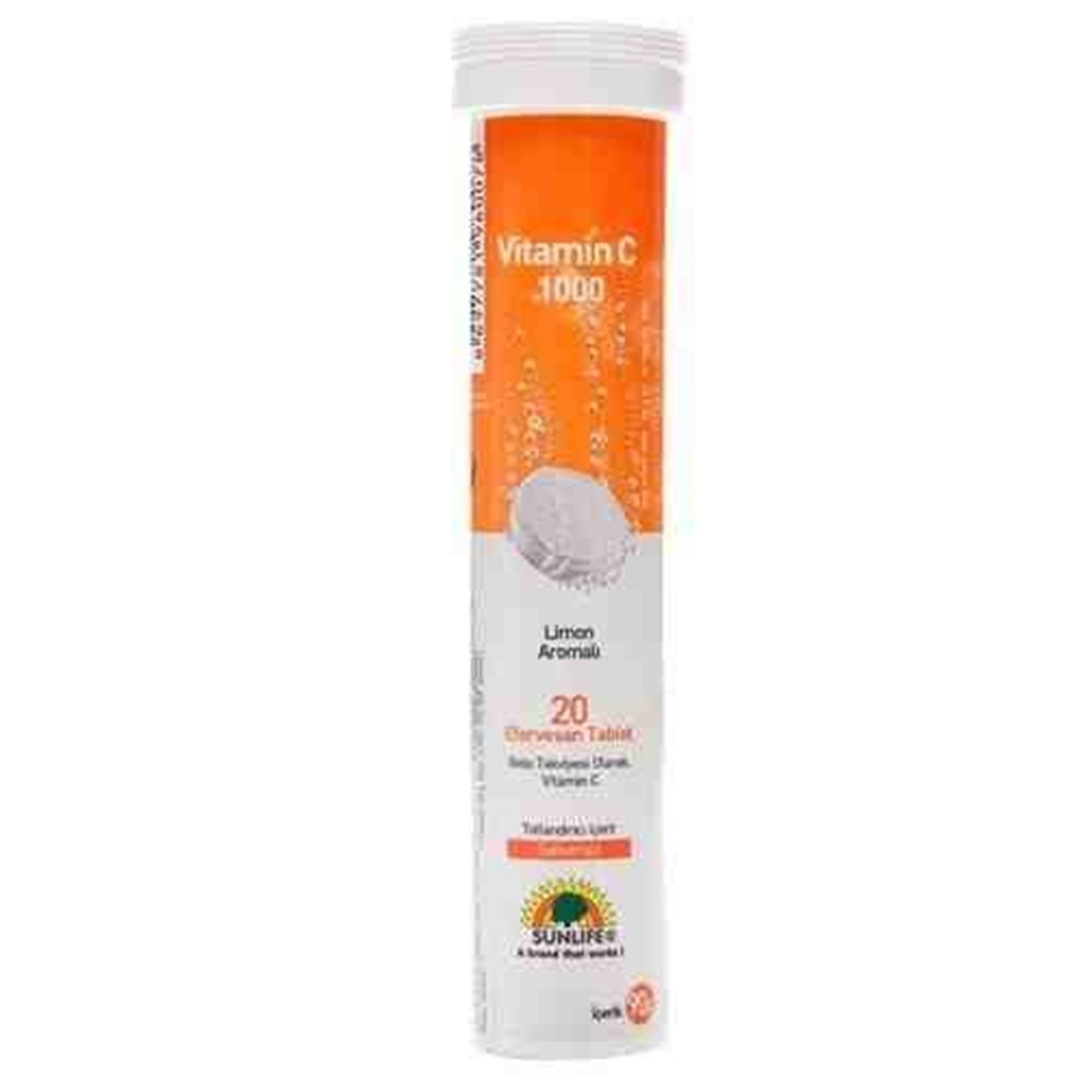 Sunlife Vitamin C 1000 mg 20 Efervesan Tablet