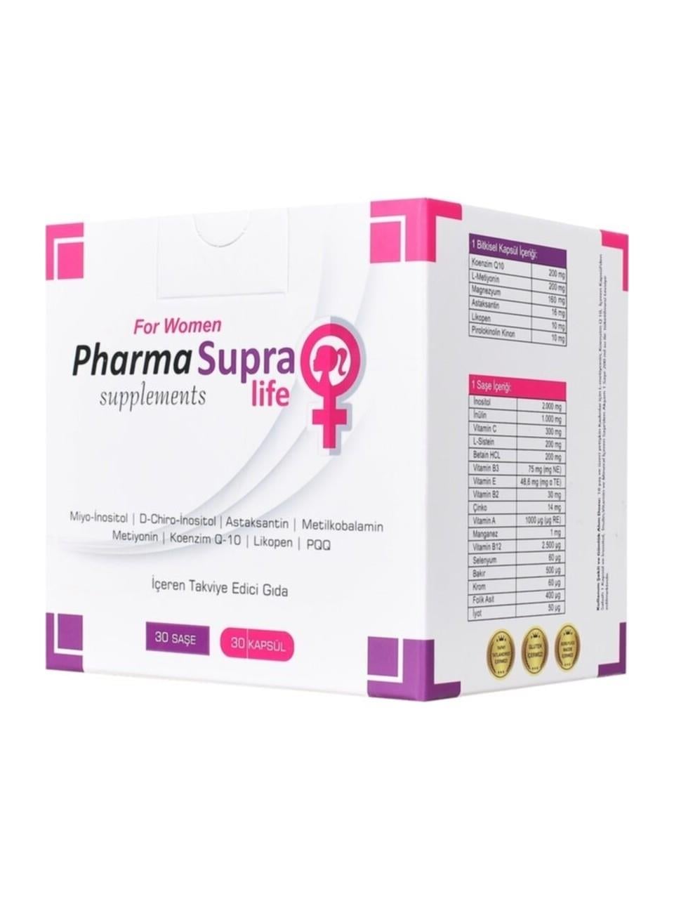 Supralife Pharma Supplements For Women 30 Saşe 30 Kapsül-Supralife