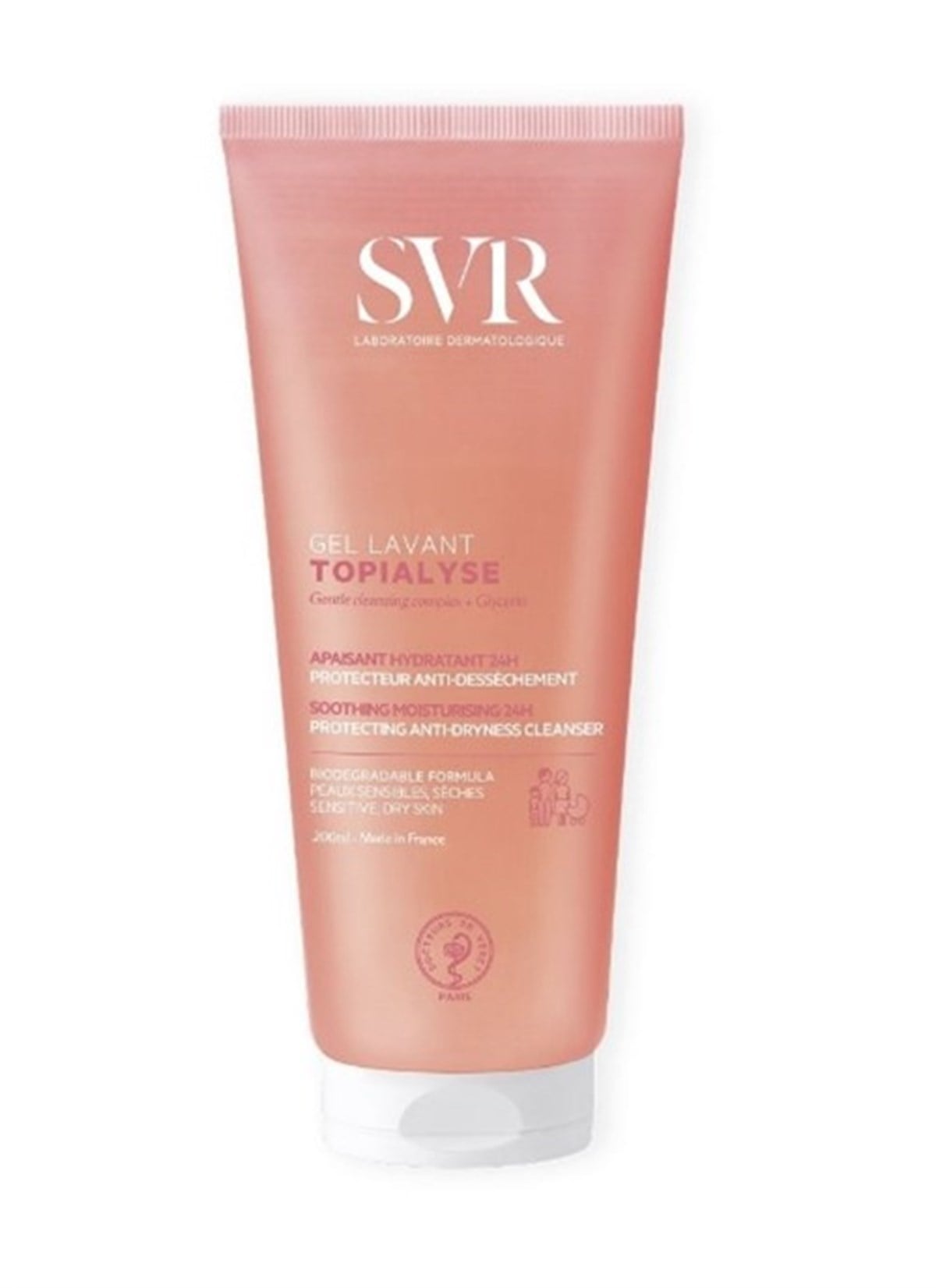 SVR Topialyse Gel Lavant 200ml