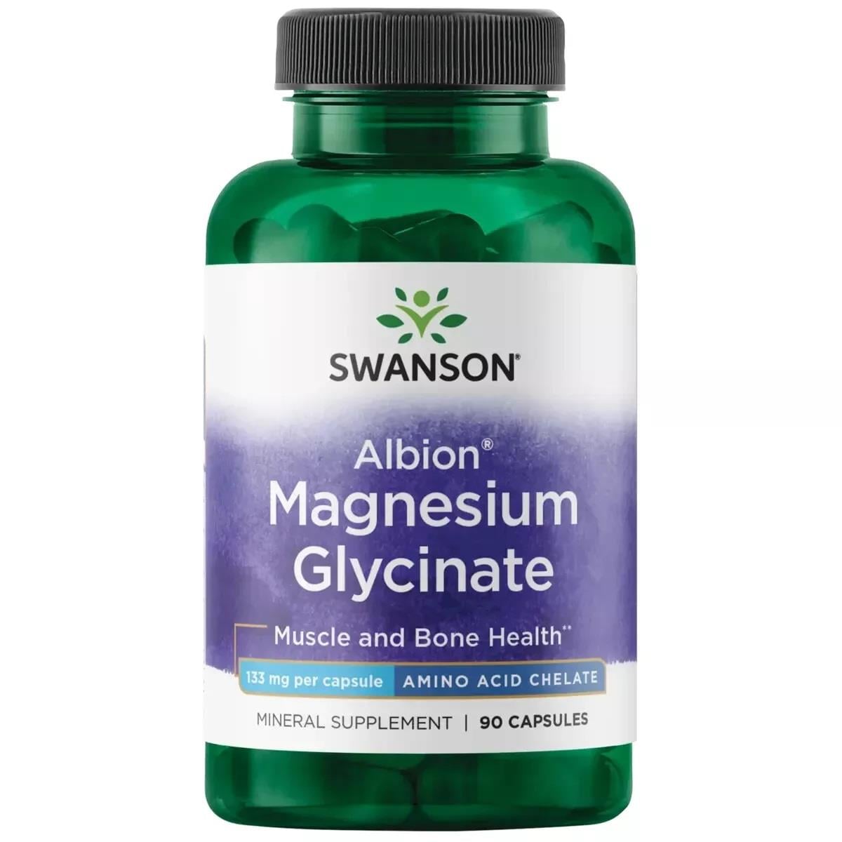 Swanson Albion Magnesium Glycinate 133 Mg 90 Kapsül-Swanson