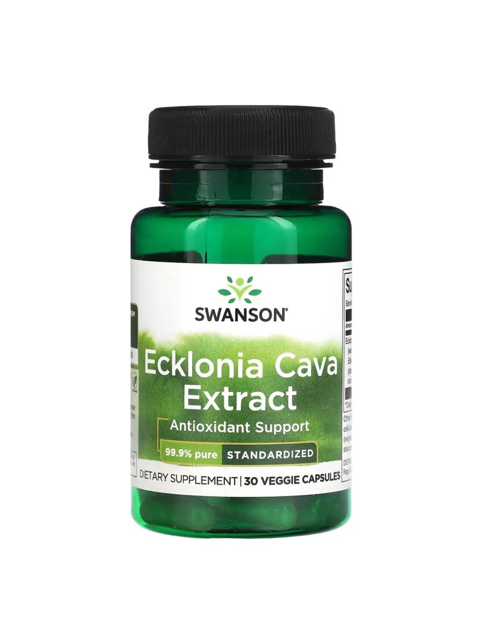 Swanson Ecklonia Cava Extract 30 Veggie Capsules-Swanson