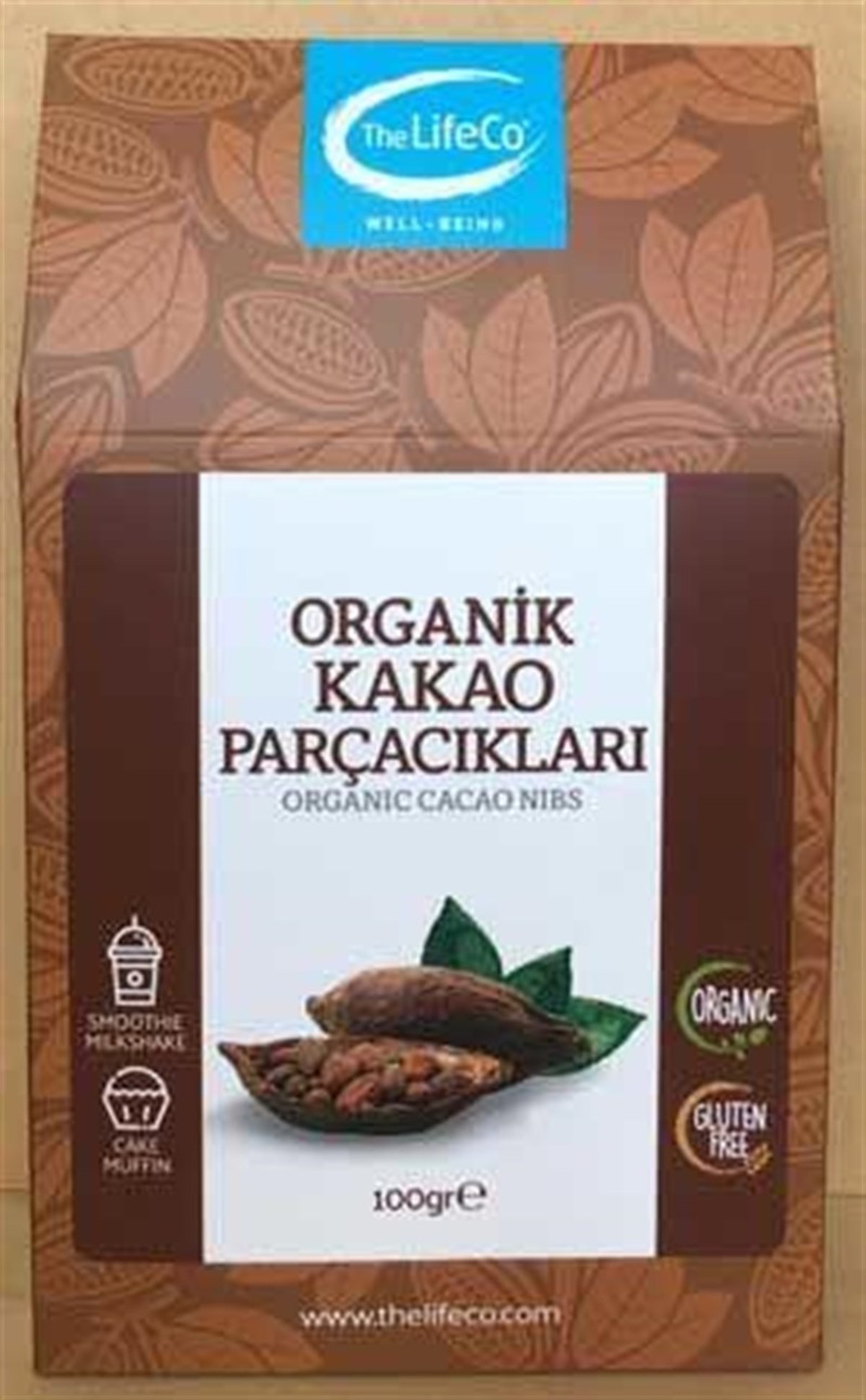 The Lifeco Organik Kakao Parçacıkları 100 gr SKT ARALIK 2022