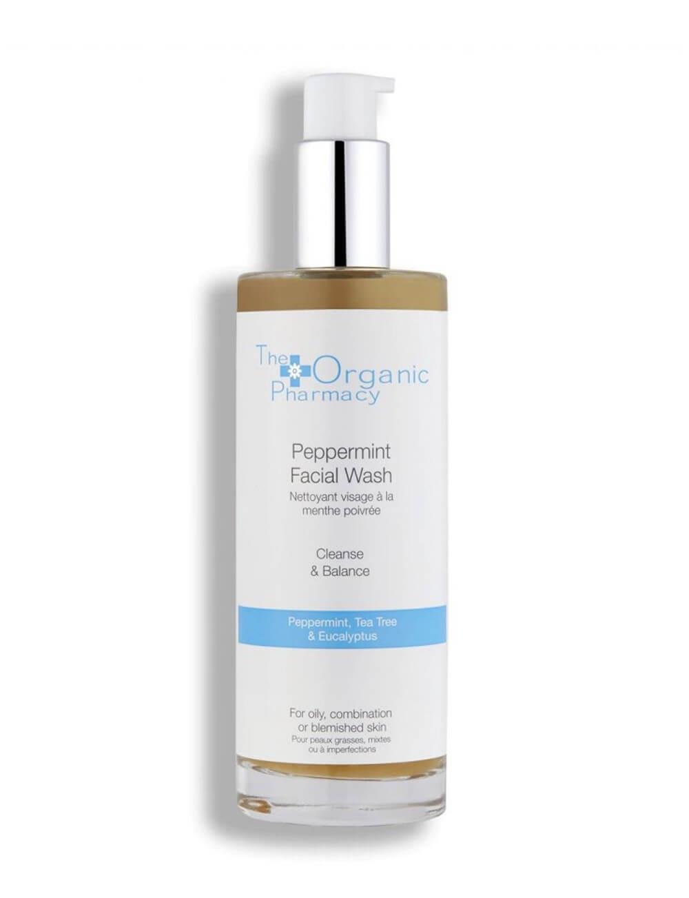 The Organic Pharmacy Pepermint Facial Wash 100 ml-The Organic Pharmacy
