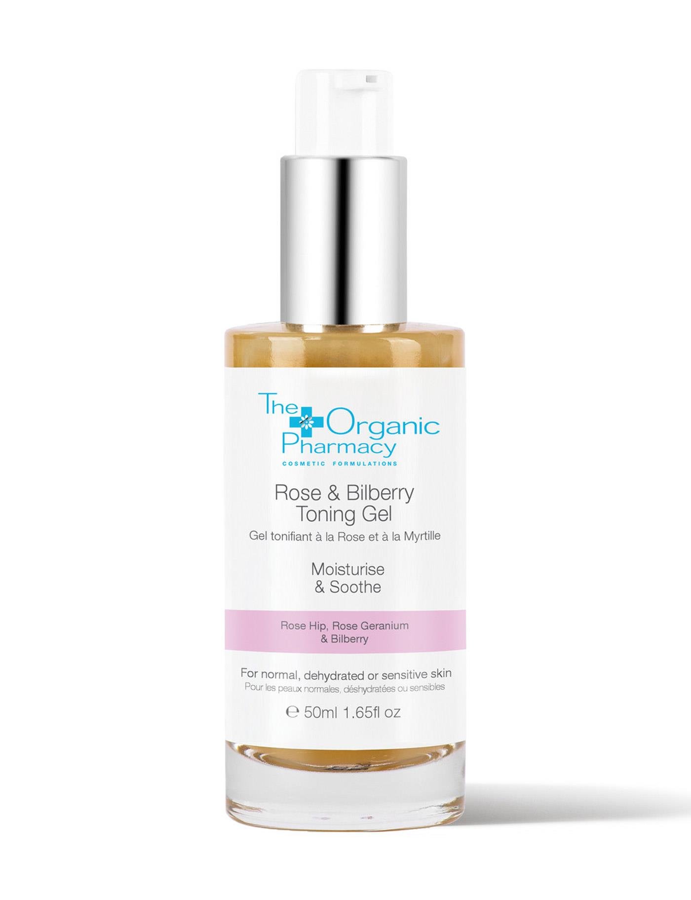 The Organic Pharmacy Rose & Bilberry Toning Jel 50 ml-The Organic Pharmacy