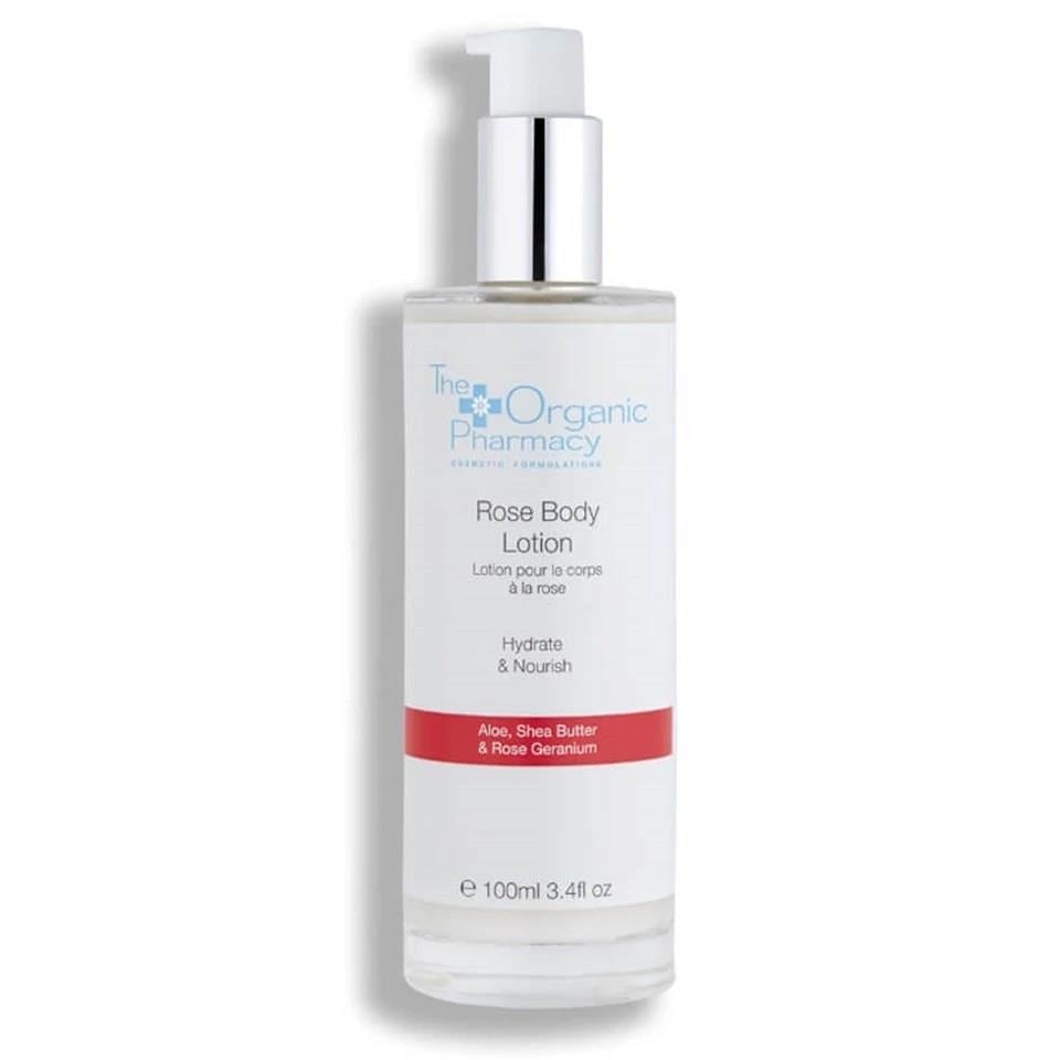 The Organic Pharmacy Rose Body Lotion 100 ml-The Organic Pharmacy