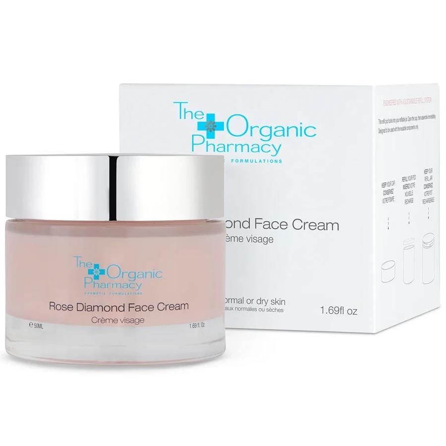 The Organic Pharmacy Rose Diamond Face Cream 50 ml-The Organic Pharmacy