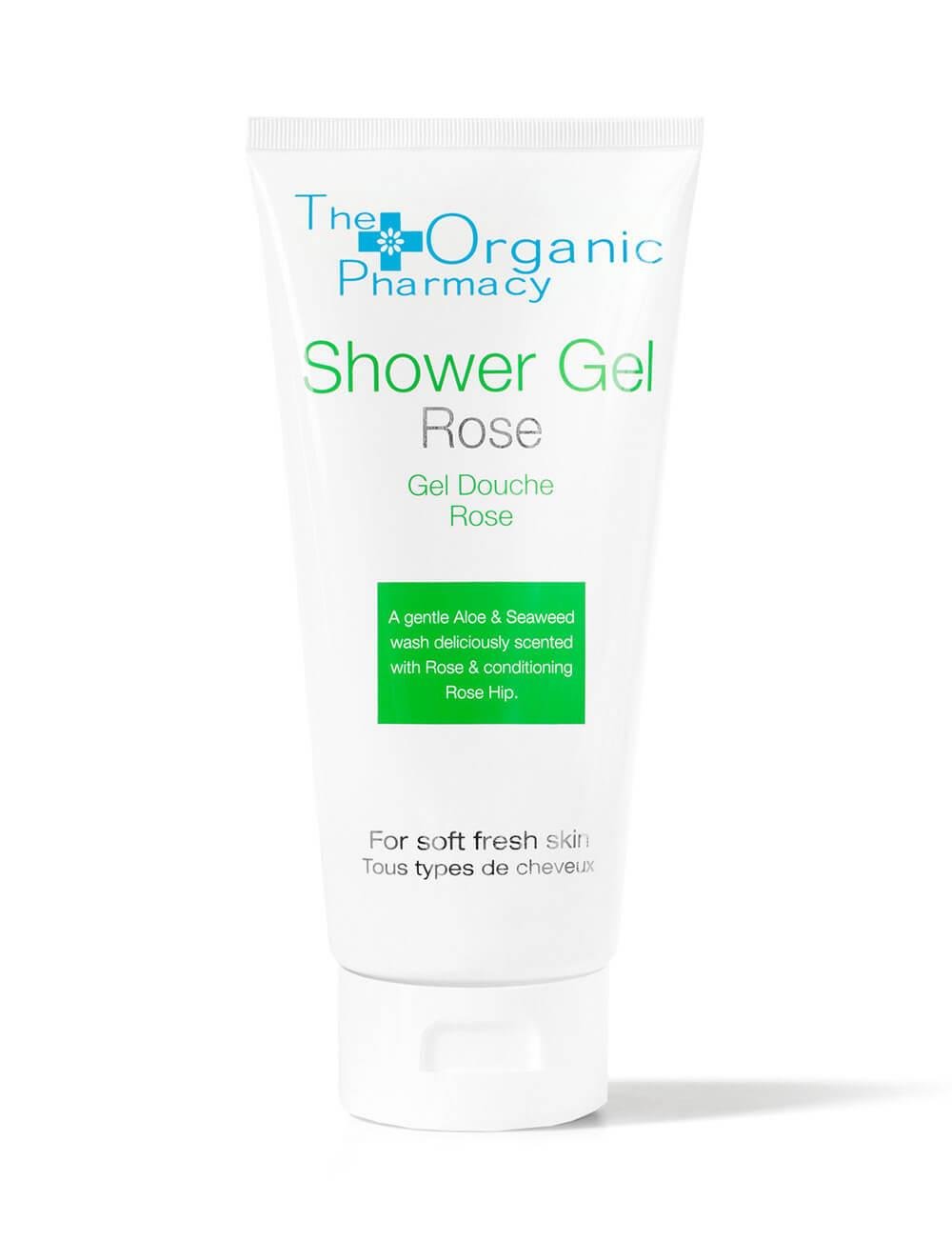 The Organic Pharmacy Rose Shower Gel 200 ml-The Organic Pharmacy