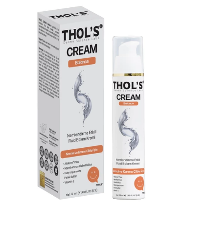 Thol's Cream Balance TB20 Normal ve Karma Ciltler İçin Fluid Bakım Kremi 50 ml-THOL'S