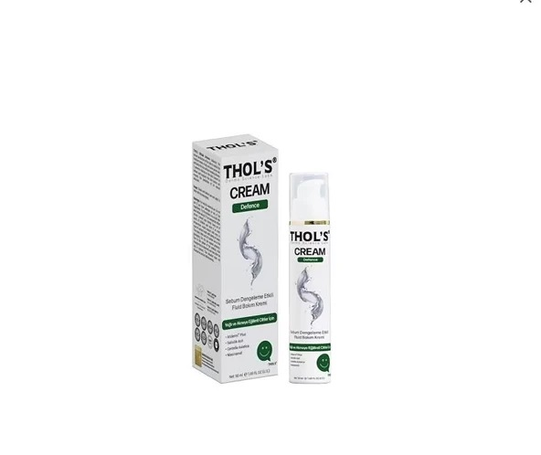 Thol's Cream Defence TB22 Yağlı ve Akneye Eğilimli Ciltler İçin Fluid Bakım Kremi 50 ml-THOL'S