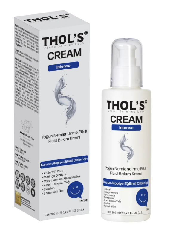 Thol's Cream Intense TB9 Kuru ve Atopiye Eğilimli Ciltler İçin Fluid Bakım Kremi 200 ml-THOL'S