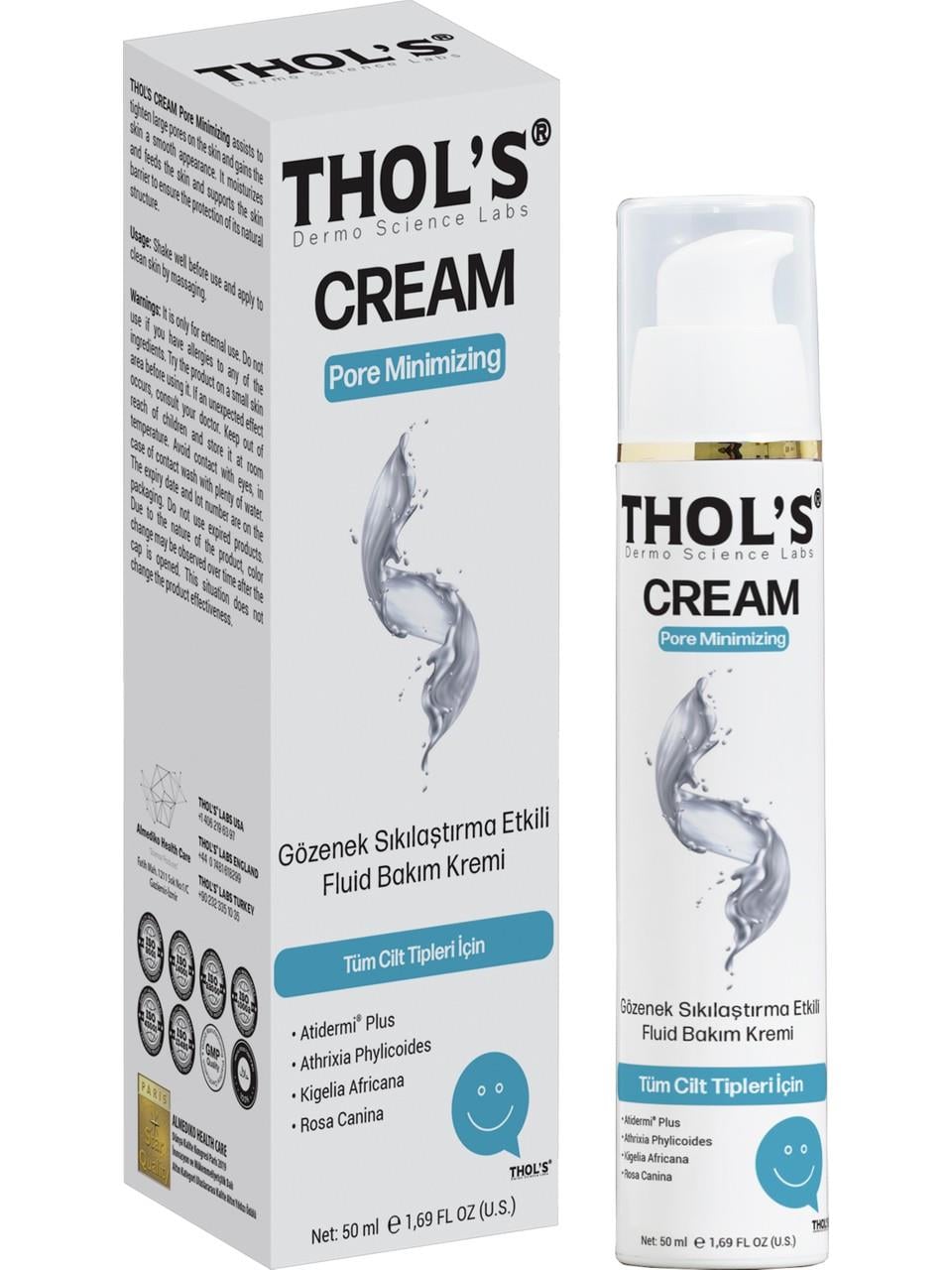 Thol's Cream Pore Minimizing TB26 Gözenek Sıkılaştırma Etkili Fluid Bakım Kremi 50 ml-THOL'S