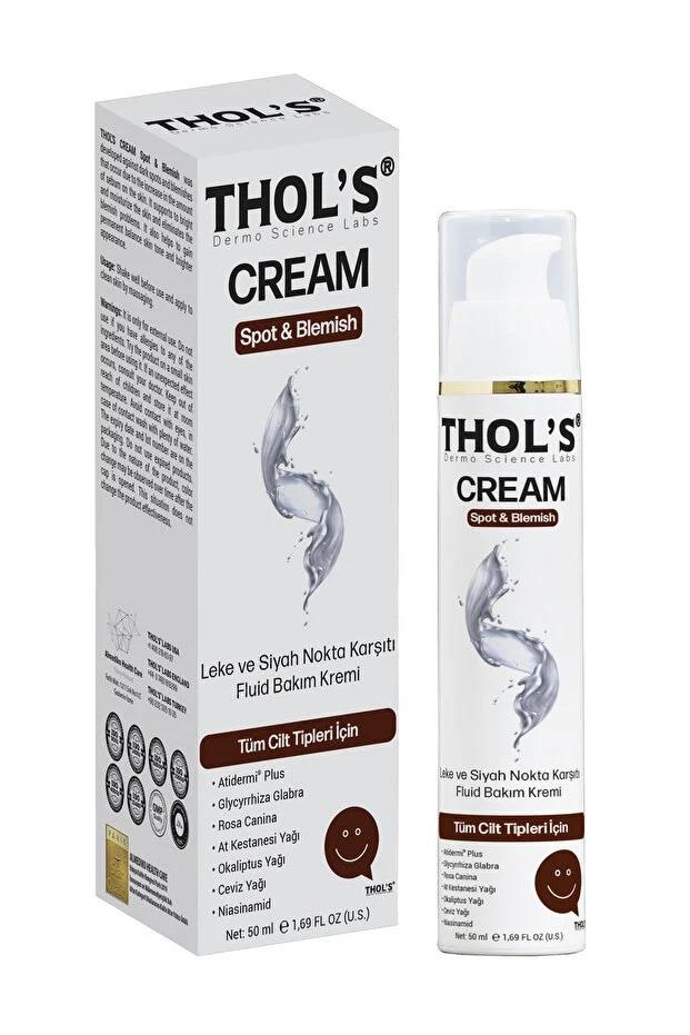 Thol's Cream Spot & Blemish TB24 Leke ve Siyah Nokta Karşıtı Fluid Bakım Kremi 50 ml-THOL'S