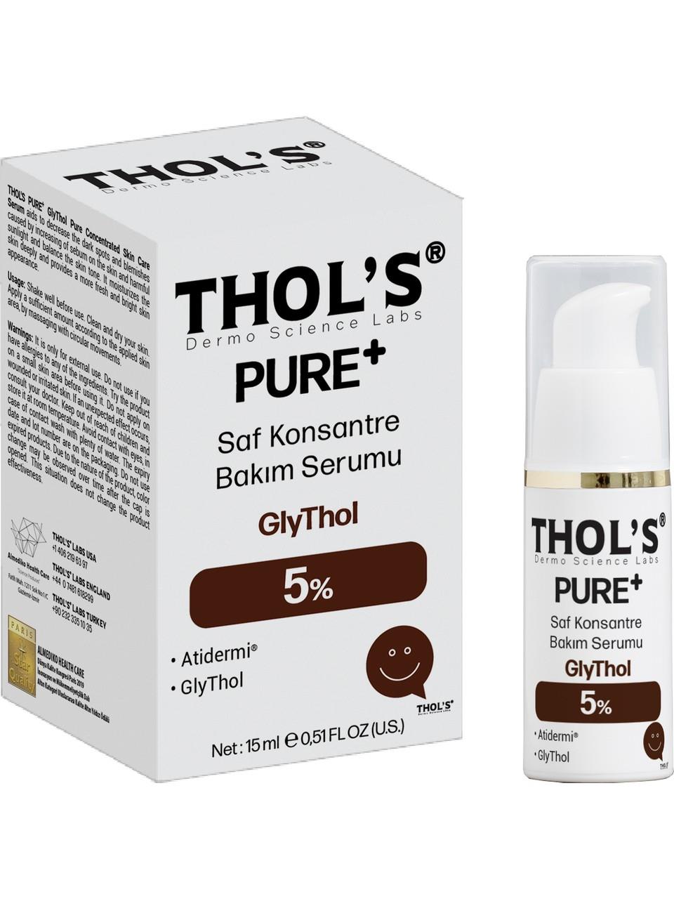 Thol's Pure+ GlyThol 5% TB74 Bakım Serumu 15 ml-THOL'S