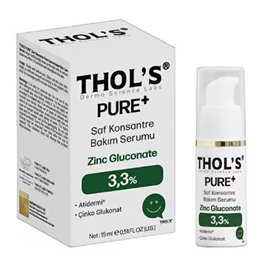 Thol's Pure+ Zinc Gluconate 3,3% TB55 Bakım Serumu 15 ml-THOL'S