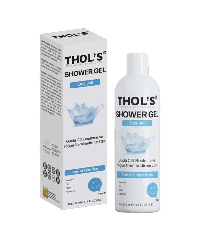 Thol's Shower Gel Duş Jeli Güçlü Cilt Besleme ve Yoğun Nemlendirme Etkili Duş Jeli 300 ml-THOL'S