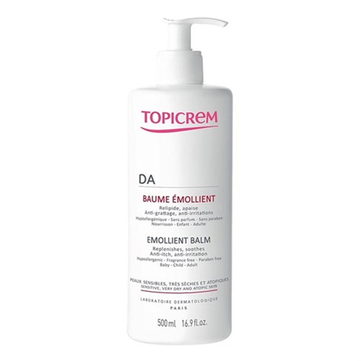 Topicrem Ad Emollient Balm 500 Ml