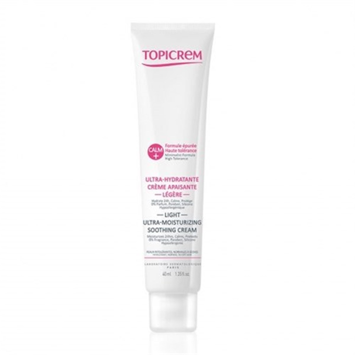 Topicrem Calm+ Ultra Moisturizing Soothing Light Cream 40 ml