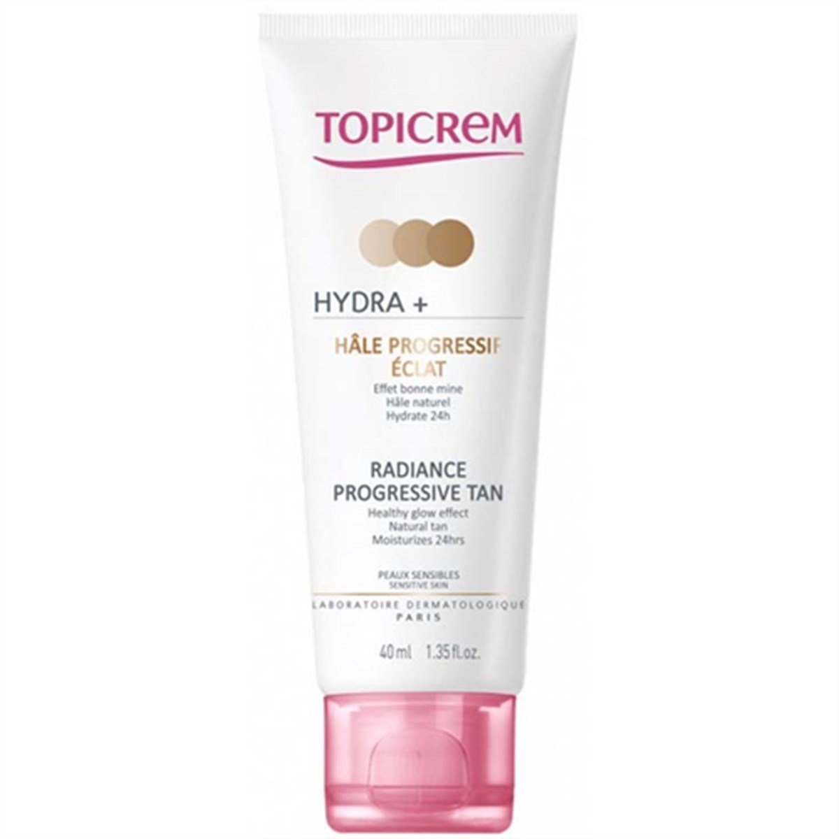 Topicrem Hydra+ Radiance Progressive Tan 40ml Bronzlaştırıcı Krem ( Yetişkinlerin ve gençlerin hassas ciltleri için özel olarak formüle edilmiş progresif tonlu bir bronzlaştırıcı krem )