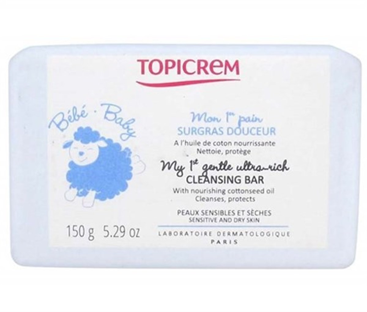 Topicrem My 1st Soft Fat Loaf 150 Gr ( Bebeklerin ve bebeklerin hassas ve kuru cildi için belirtilen bir sabun )