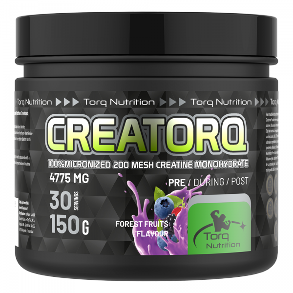 Torq Nutrition Creatorq %100 Micronized Creatine Monohydrate Orman Meyveli 150 gr-TORQ NUTRITION
