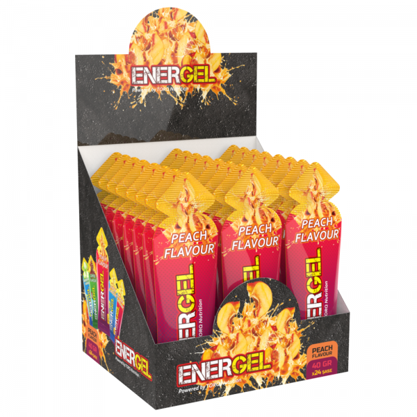 Torq Nutrition Energel Şeftali Aromalı Enerji ve Performans Jeli 40 gr 24 Adet-TORQ NUTRITION