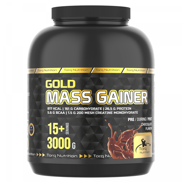 Torq Nutrition Gold Mass Gainer Karbonhidrat Tozu 3000 gr 15 Servis - Çikolata Aromalı-TORQ NUTRITION