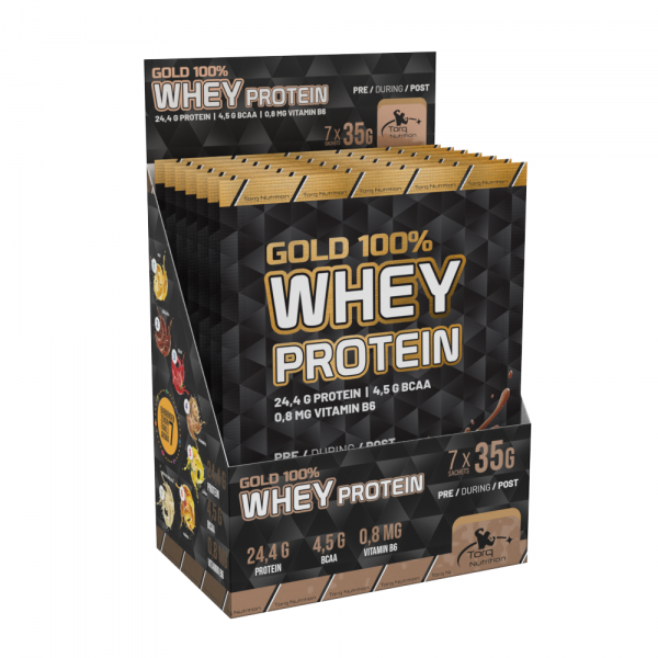Torq Nutrition Gold Whey Protein 35 gr x 7 Saşe - Muz-TORQ NUTRITION