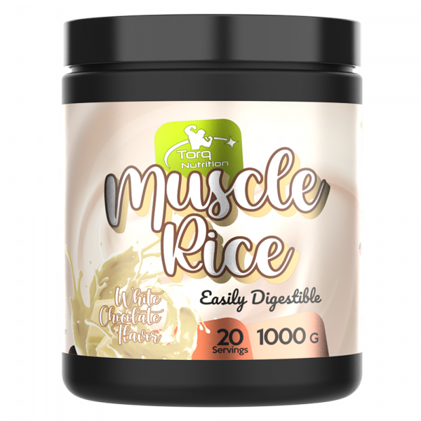Torq Nutrition Muscle Rice Mikronize Pirinç 1000 gr - Beyaz Çikolata-TORQ NUTRITION