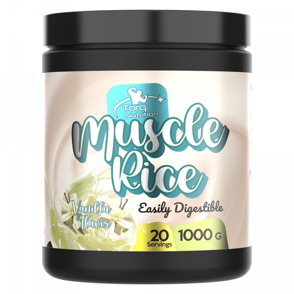 Torq Nutrition Muscle Rice Mikronize Pirinç 1000 gr - Vanilya-TORQ NUTRITION