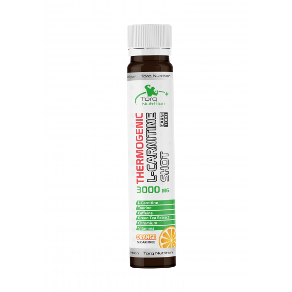 Torq Nutrition Thermogenic L-Carnitine Shot 3000 mg Portakal-TORQ NUTRITION