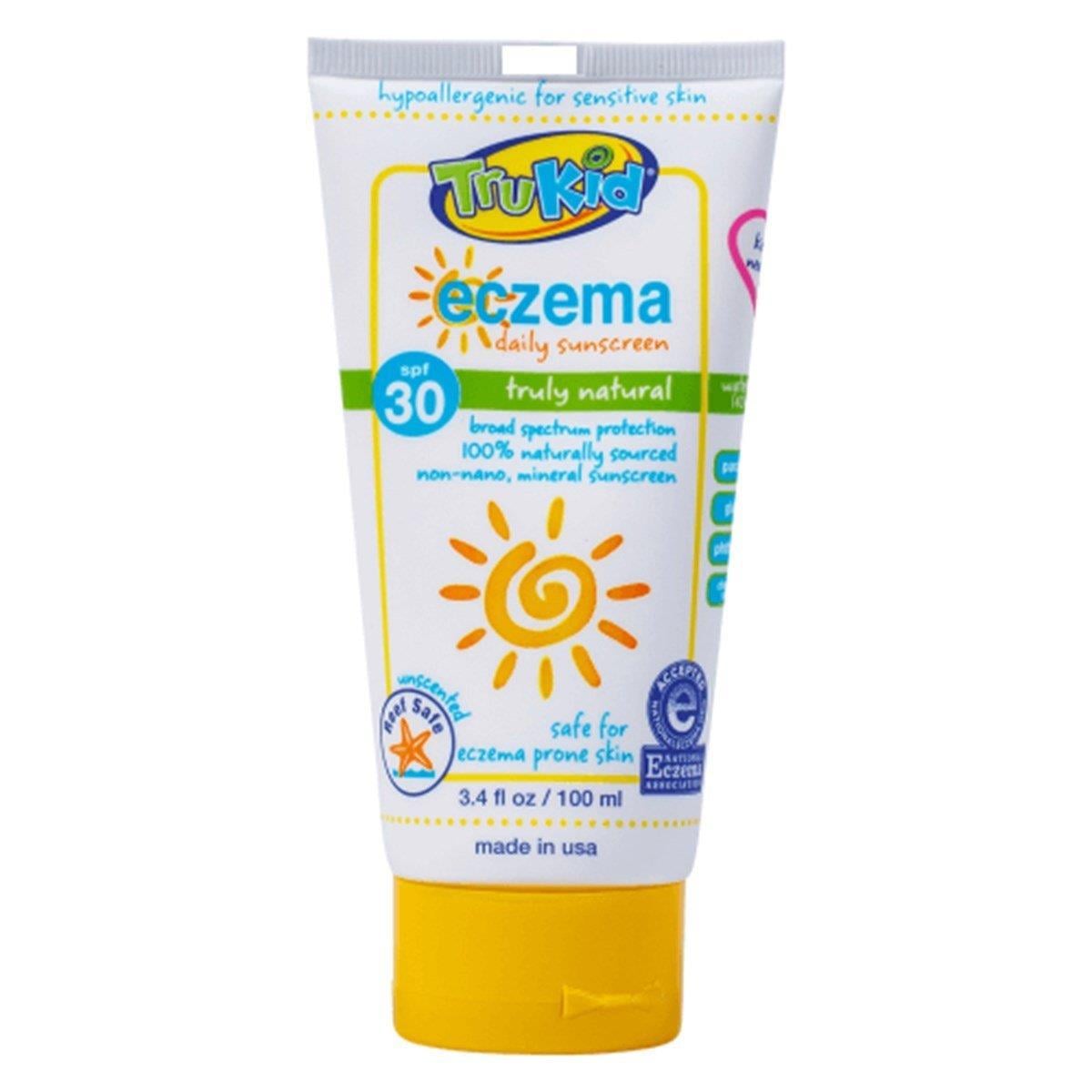 TruKid Eczema Hassas Ciltli Çocuklar için Güneş Kremi SPF30 100 ml-Trukid