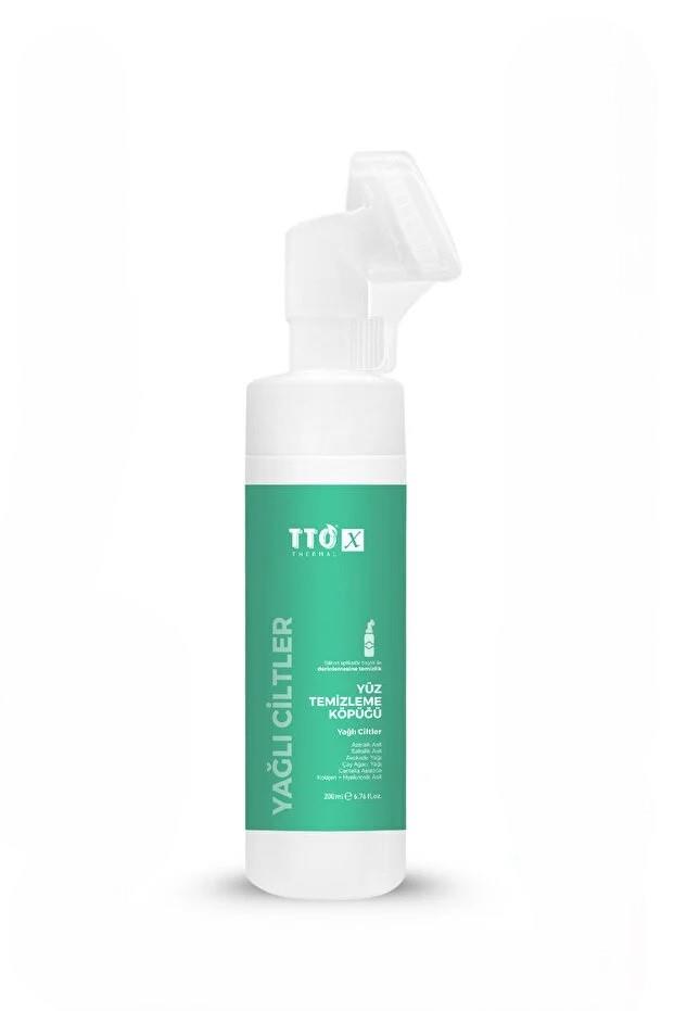 Tto X Yağlı Ciltlere Özel Aplikatörlü Yüz Temizleme Köpüğü 200 ml-TTO