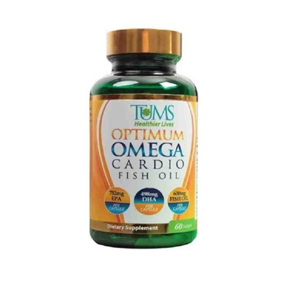 Tums Optımum Omega Cardıo Fısh Oil 1250 Mg Omega-3 İçeren 60 Softjel