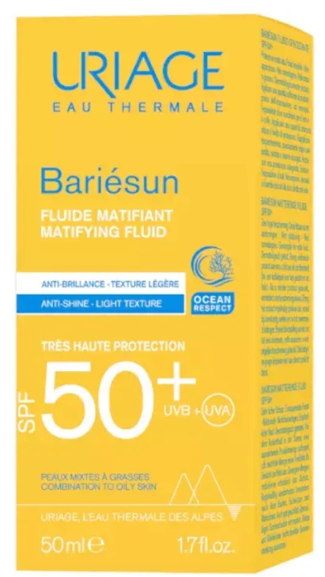 Uriage Bariesun SPF 50+ Mat Fluid Güneş Kremi 50 ml-Uriage