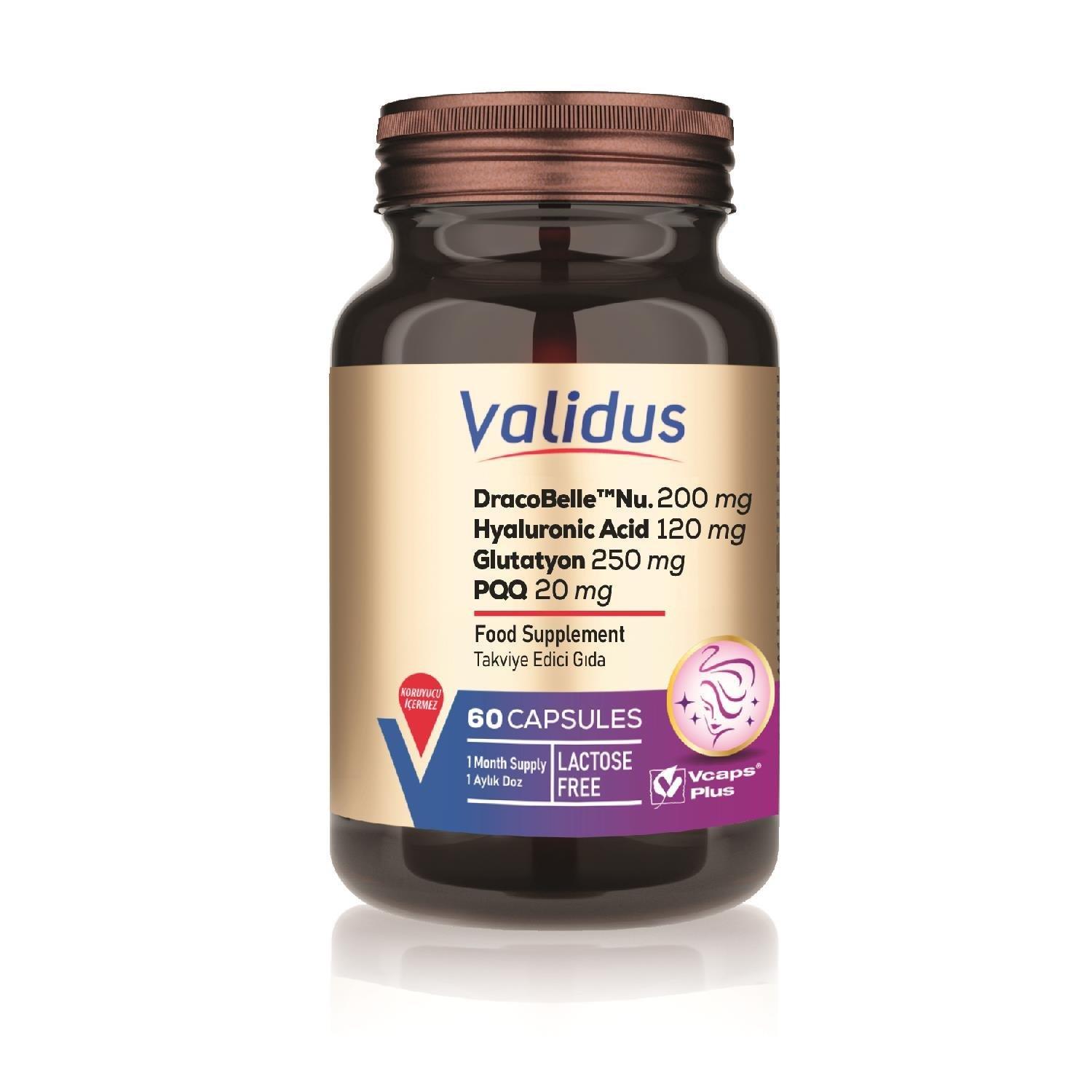 Validus Dracobelle NU 200 mg 60 Kapsül-Validus