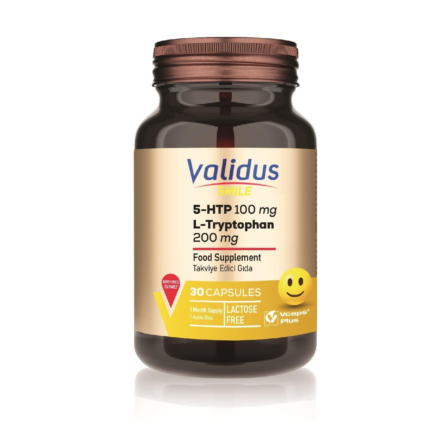 Validus Smile 5-HTP 100 mg 30 Kapsül-Validus