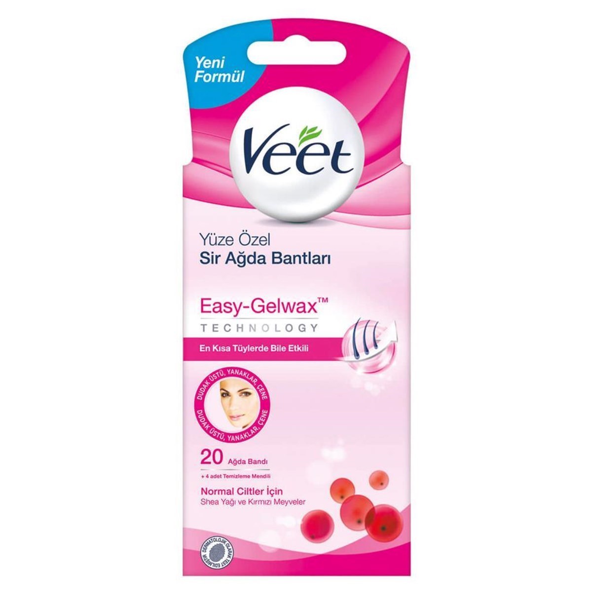 Veet Yüz İçin Sir Ağda Bandı 20 li Paket