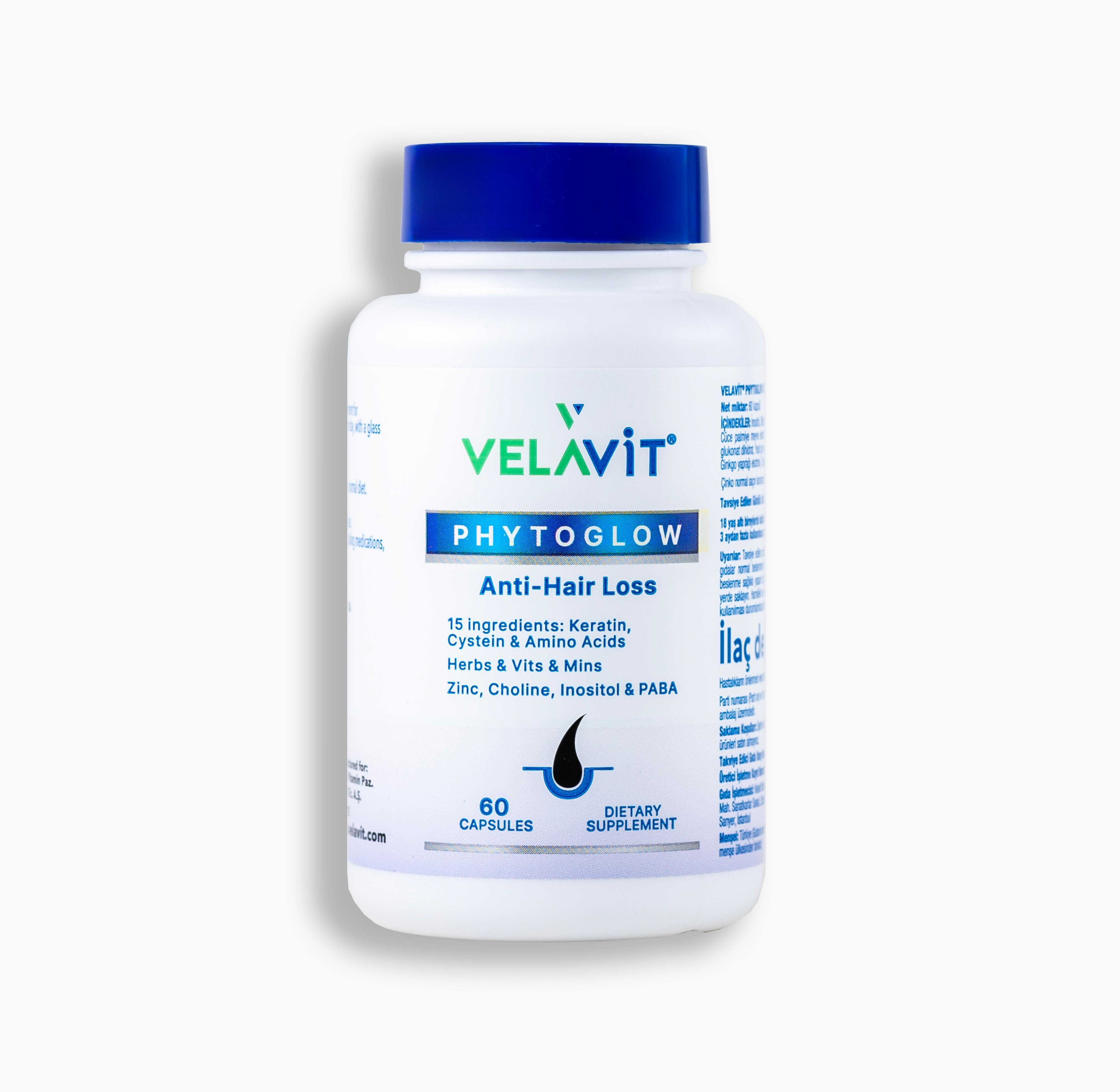 Velavit Phytoglow Anti-Hair Loss 60 Kapsül-Velavit