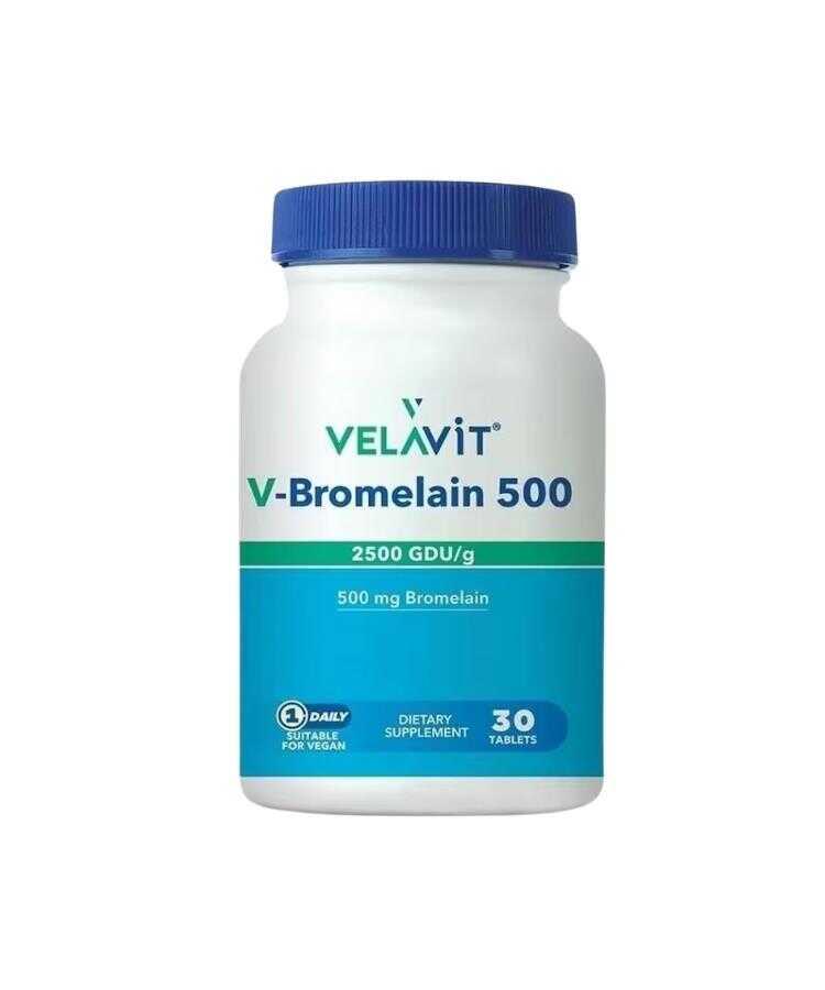 Velavit V-Bromelain 500 30 Tablet-Velavit
