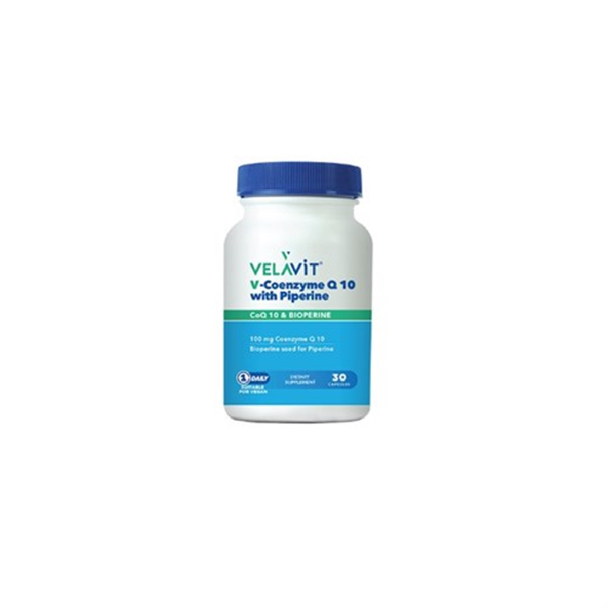 Velavit V-Coenzyme Q10 With Piperine 30 Kapsül