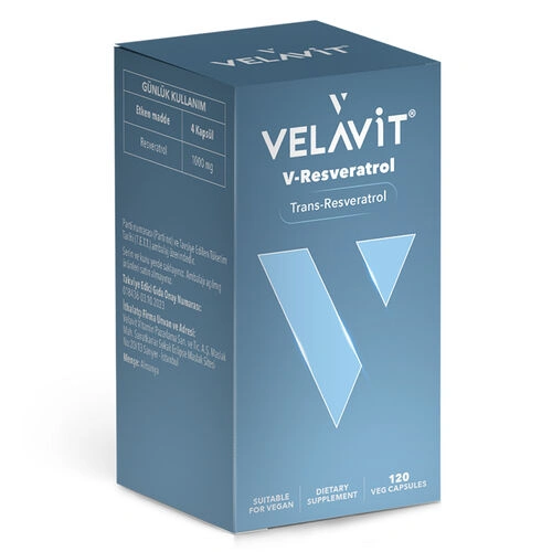 Velavit V-Resveratrol 120 Kapsül-Velavit