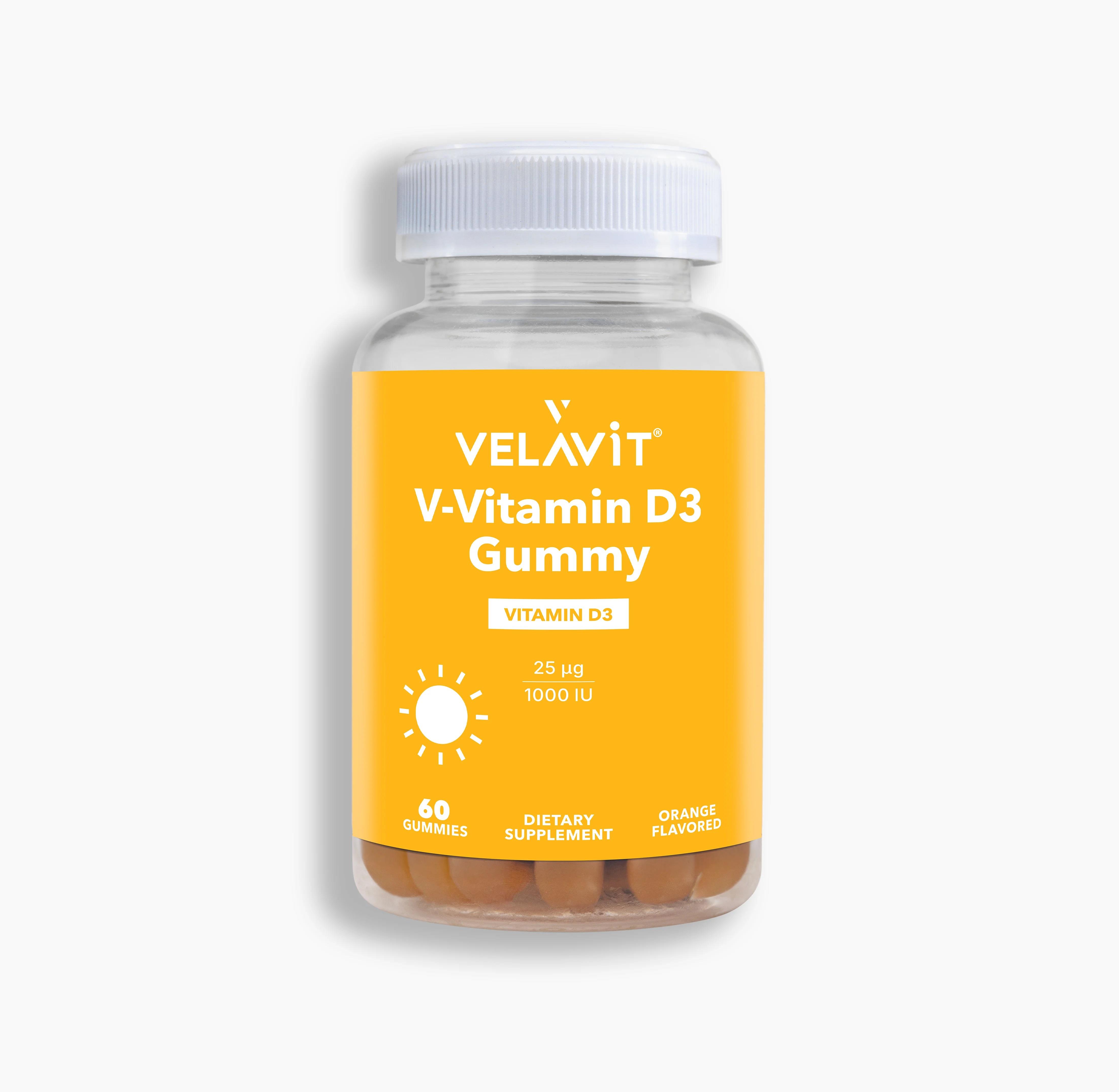 Velavit V-Vitamin D3 Gummy 60 Gummies-Velavit