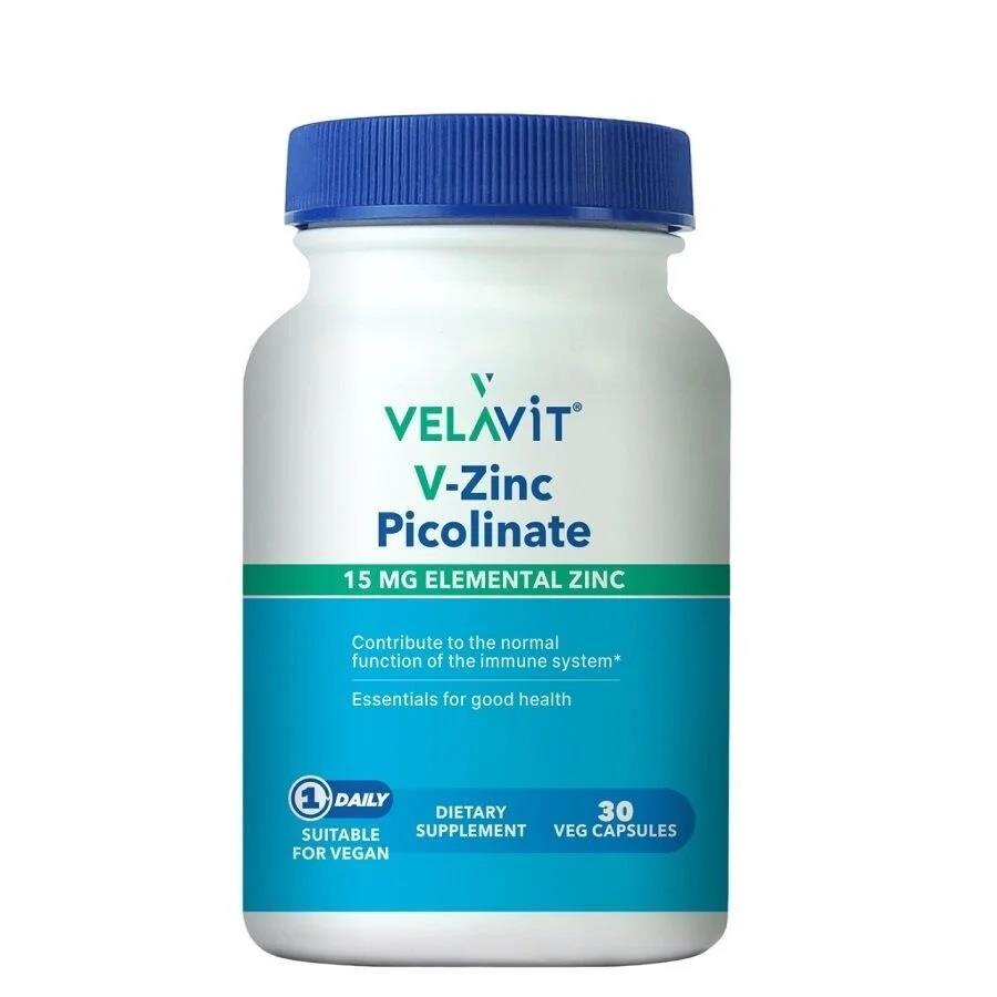 Velavit V-Zinc Picolinate 30 Kapsül-Velavit