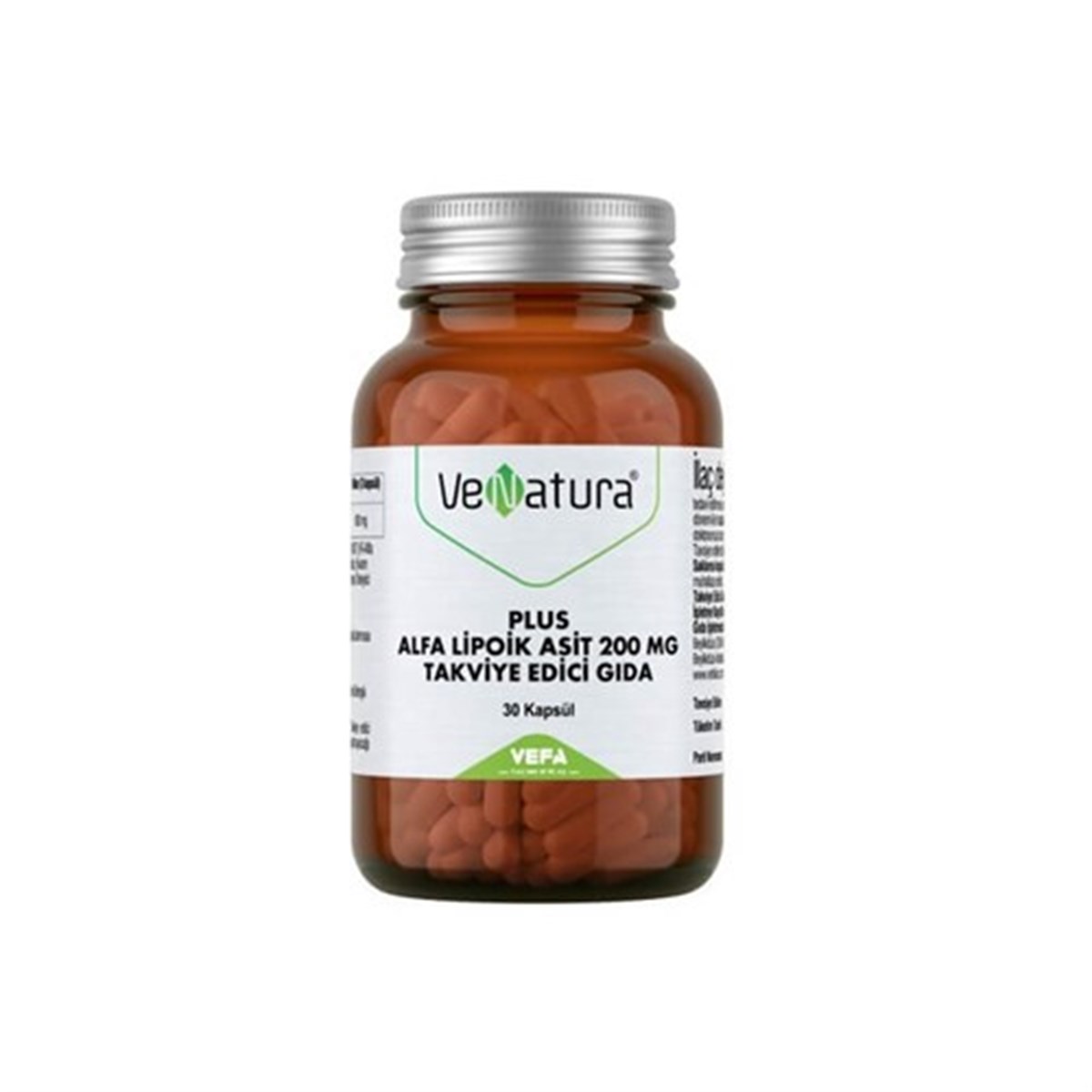 Venatura Ala plus  ( R-Alfa Lipoik Asit ) 200 mg 30 Kapsül