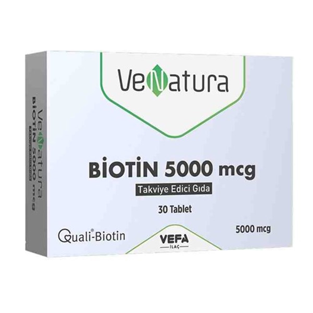 VeNatura Biotin 5000 mcg Takviye Edici Gıda 30 Tablet