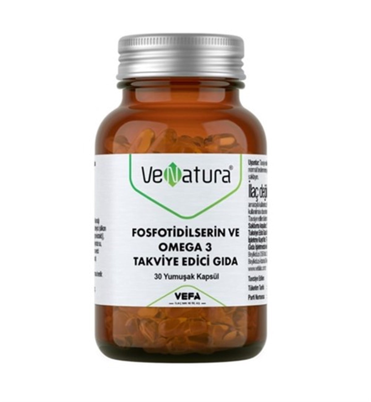 VeNatura Fosfotidilserin ve Omega 3 30 Kapsül