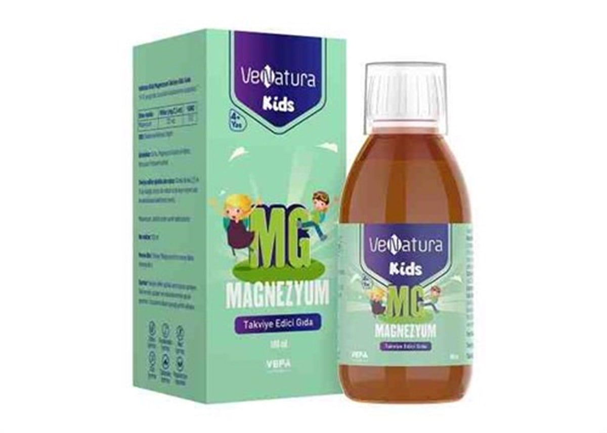 VeNatura Kids Magnezyum Takviye Edici Gıda 100 ml